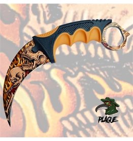 Plague Plague Karambit Knife - Burn in Hell 115 SD00175YWS