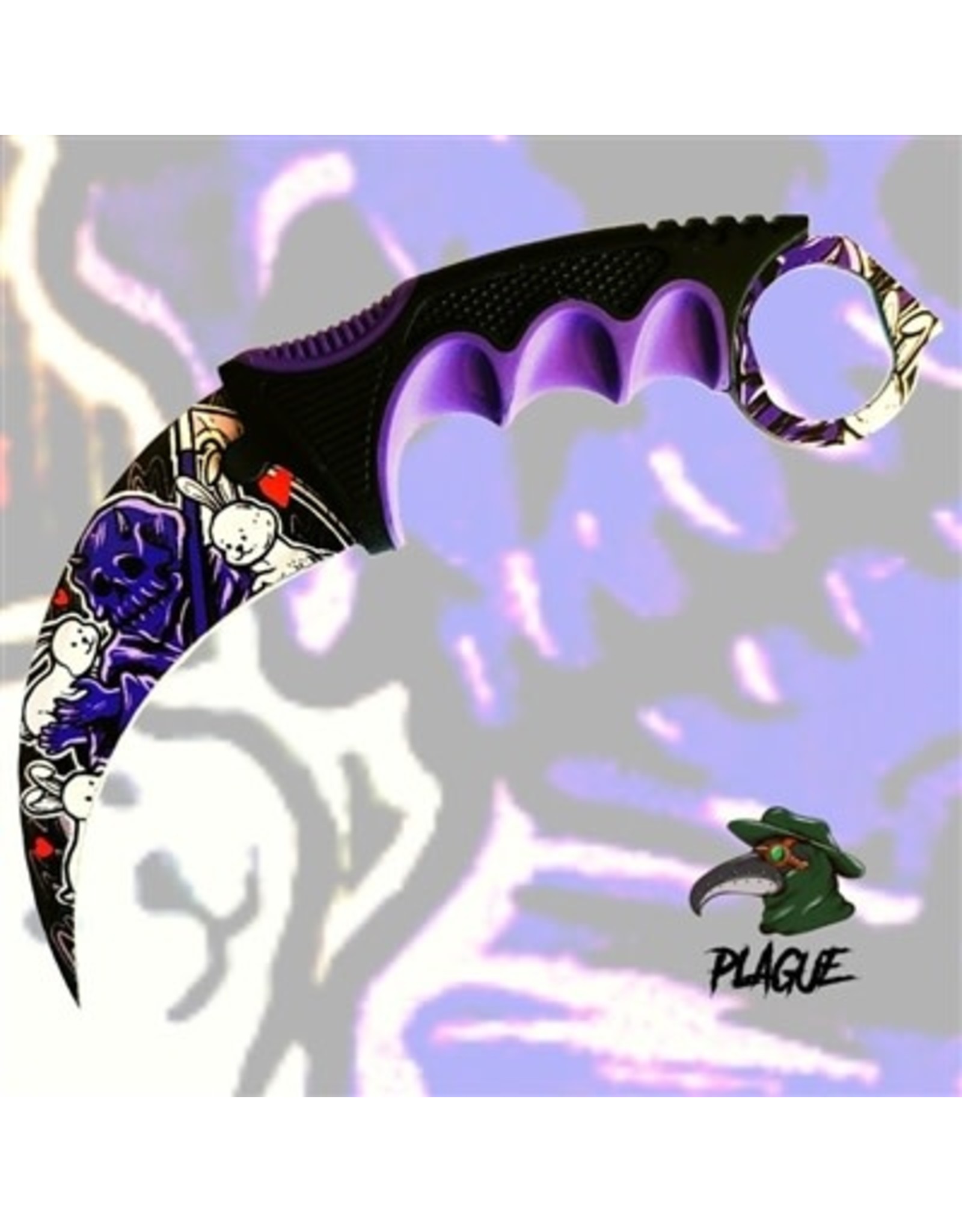 Plague Karambit Knife - Death #1 All You Need Is Love 122 21DT002-75PP