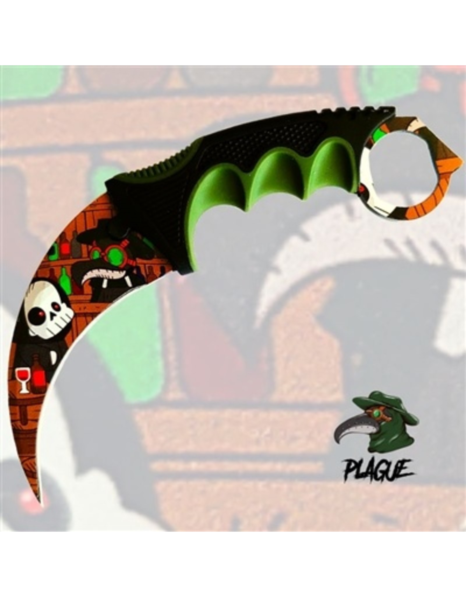 Plague Plague Karambit Knife - Introductions 127 21DT002-75WDGN