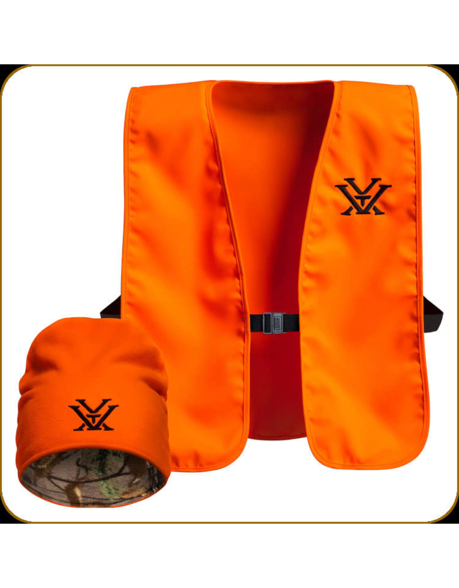 Vortex Vortex - Blaze Orange Beanie & Vest Combo (Adult)