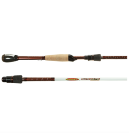 Duckett Fishing Duckett Fishing Walleye Series Spinning Rods, Med, White, 7ft, DFWE70ML-S