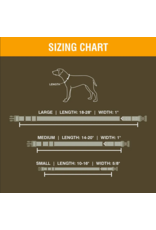 Browning Classic Webbing Dog Collar - Blaze Orange - Med