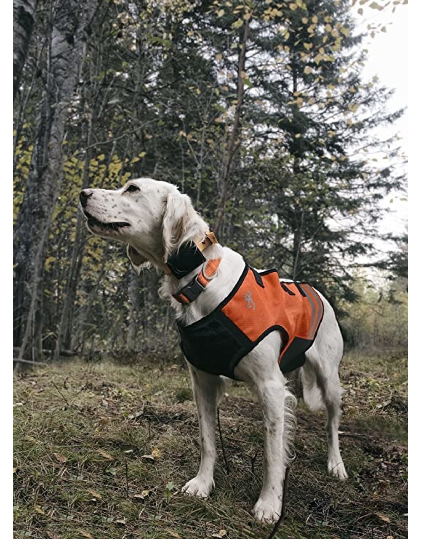 Browning Full Coverage Pet Safety Vest - Safety Orange - Med