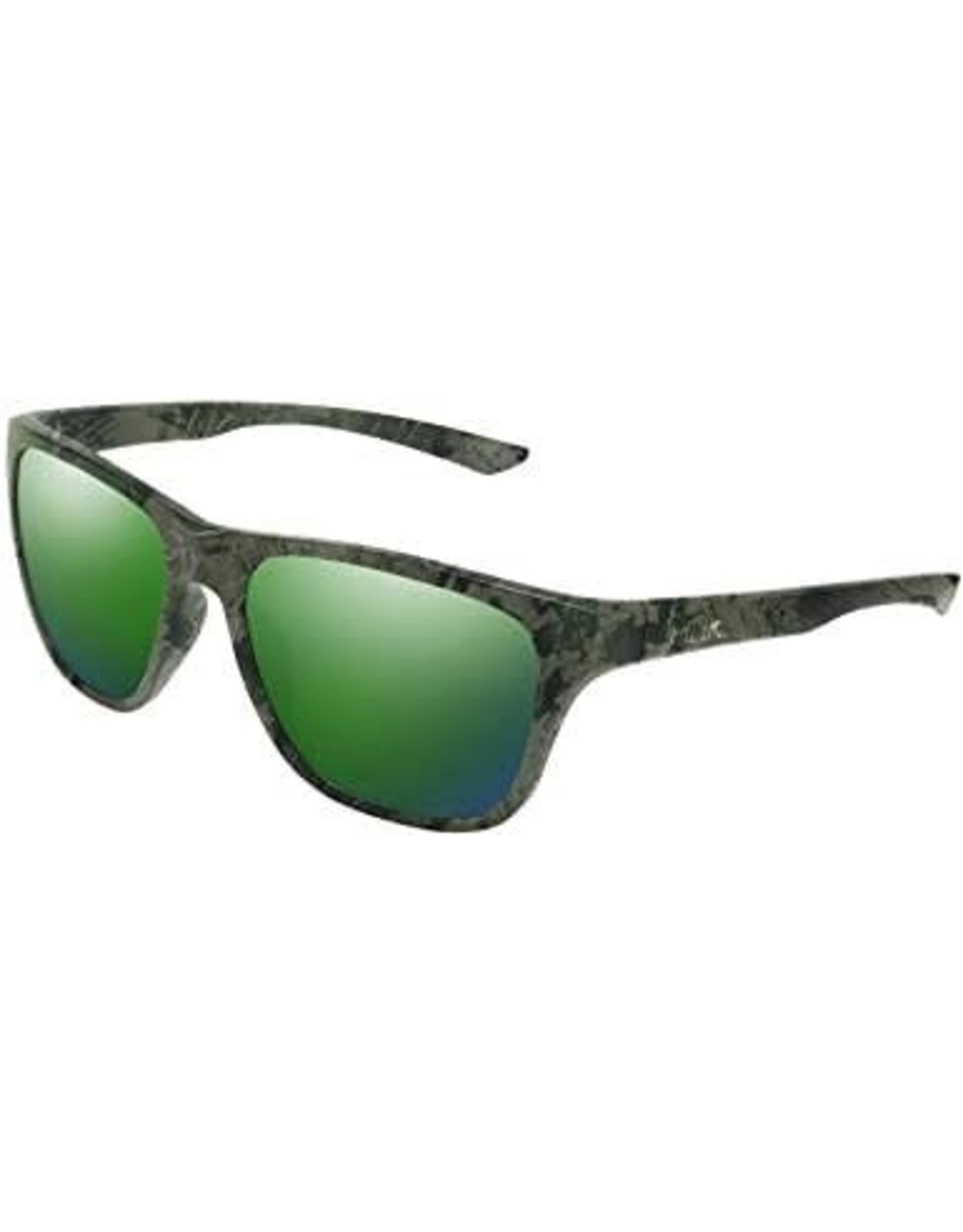 Huk Swivel Polarized Sunglasses, Mirror Green Lens / Southern Tier Frame by Huk