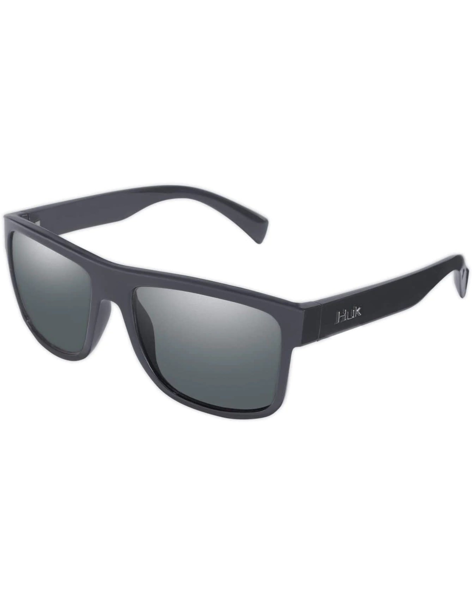 Huk Huk Clinch Polarized Sunglasses, Gray Lens / Matte Black Frame