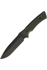 Spartan Blades Spartan Blades Professional Grade Damysus Fixed Blade Knife 5.5" 1095 Black Powder Coated Blade, Green Micarta Handles, Black Injection Molded Sheath - SBSL003BKGR Spartan Blades Spartan Blades Professional Grade Damysus Fixed Blade Knife 5.5" 1095 Black Powder Coated Blade, Green Micarta Handles, Black Injection Molded Sheath - SBSL003BKGR