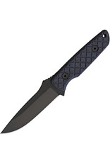 Spartan Blades Spartan Blades Professional Grade Alala Fixed Blade Knife 3.75" 1095 Black Powder Coated Blade, Black Micarta Handles, Black Injection Molded Sheath - SBSL004BKBK