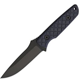 Spartan Blades Spartan Blades Professional Grade Alala Fixed Blade Knife 3.75" 1095 Black Powder Coated Blade, Black Micarta Handles, Black Injection Molded Sheath - SBSL004BKBK