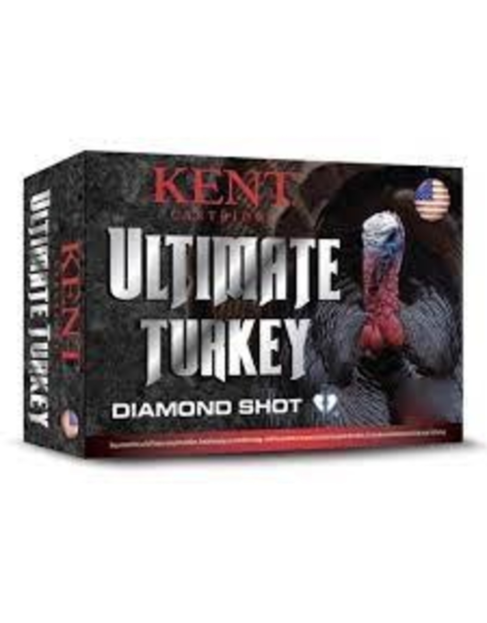 Kent Cartridge Kent C123TK50-5 Ultimate Diamond Shot Turkey Shotshell 12 Ga, 3", #5, 1-3/4 oz, Max Dr, 1310 fps, 10 Rnd