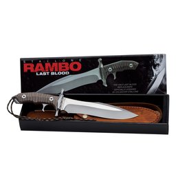 United Cutlery Rambo Last Blood Heartstopper Knife And Sheath - Authorized By Stallone, 7Cr17 Stainless Steel Blade, Micarta Handle