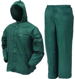 Frogg Toggs Frogg Toggs UL12104-09XL Men's Ultra-Lite II Rain Suit, Green, Size XL