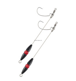 MATZUO Matzuo MTZ-TR2PK-141/0 Honshu Rig 1/4oz 1/0 Black Nickel 2pk