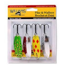 Williams Williams 4-PW-ASST Pike & Walleye/4-Pack Assorted (5570221)