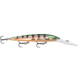 Rapala Rapala DHJ14GP Deep Down Husky Jerk, Jerkbait, Suspending, Rattling, 10-20 Ft, #4 Hooks, Glass Perch