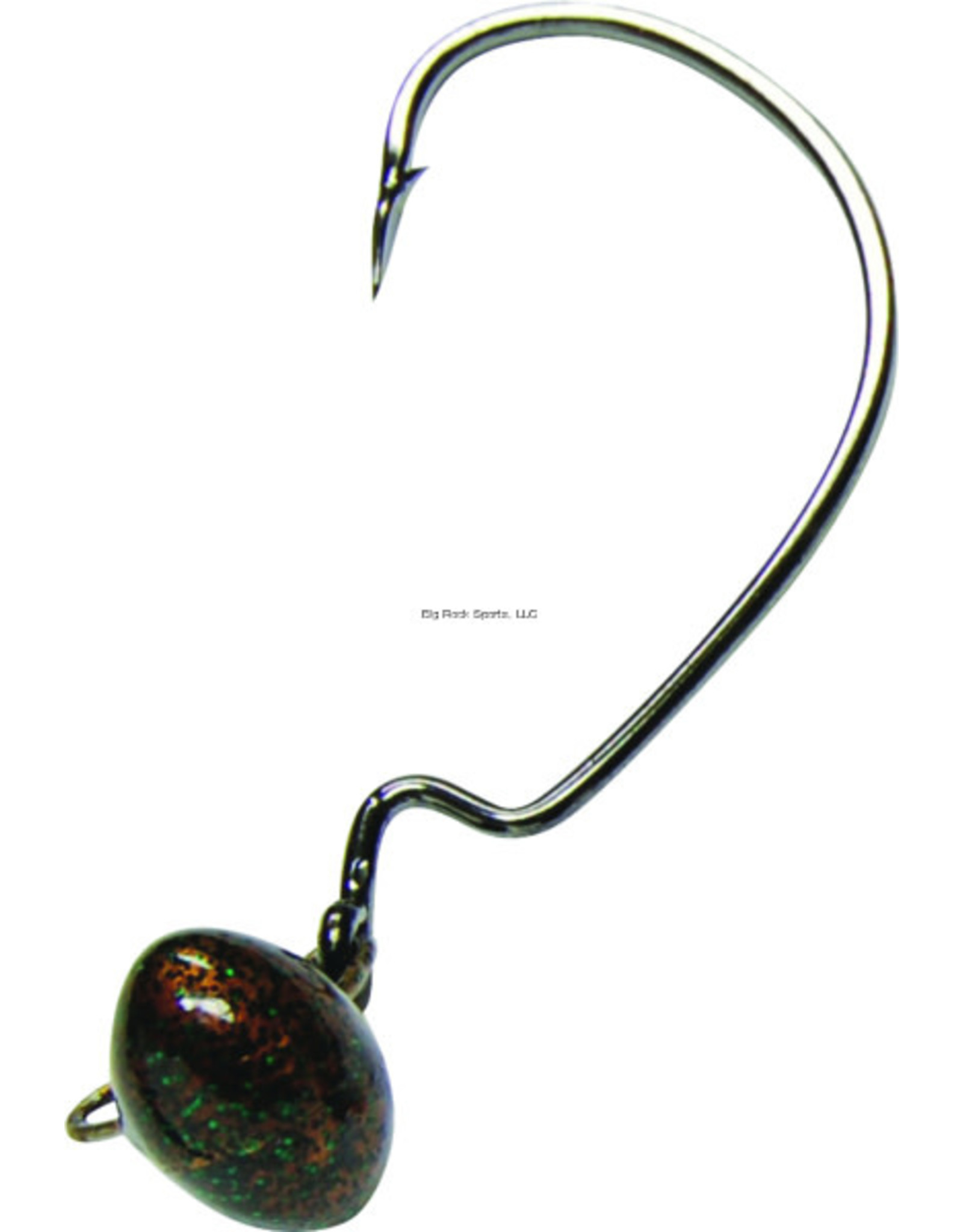 Gene Larew Gene Larew GL316HH261-2 Biffle HardHead Jig Head, 3/16 oz, 3/0 Hook, Copper Head Jig Head, 2/Pack