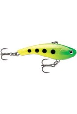 Rapala Rapala SLR05GSLM Slab Rap 05, 1/4 oz, Variable Depth, #10 Treble Hooks, Glow Slimy Lime