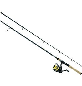 Daiwa Daiwa DSK25-B/F662M D-Shock Pre-Mounted Spinning Combo, No Line, 2500 Sz, 1Bb Reel, No Line, 6'6", 2Pc M, Fast, Cork Handle, 1/4-3/4Oz Lures