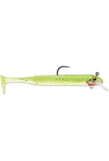 Storm Storm SBS35CI-18J 360GT Searchbait Swimmer, 3.5", 1/8oz Jig, #2/0 Hook, 1 Rigged/2 Bodies, Chartreuse Ice
