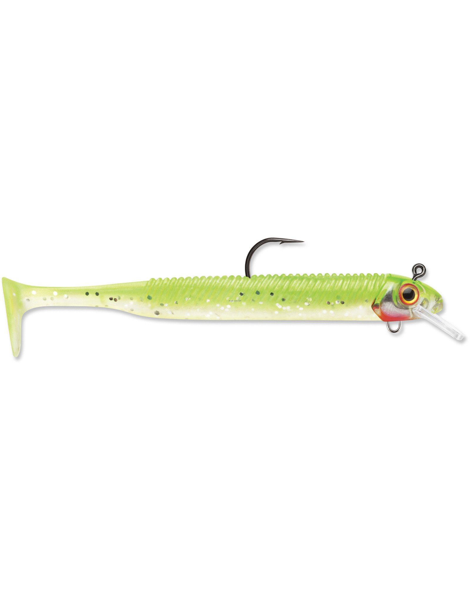Storm Storm SBS35CI-18J 360GT Searchbait Swimmer, 3.5", 1/8oz Jig, #2/0 Hook, 1 Rigged/2 Bodies, Chartreuse Ice