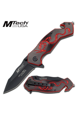 MTech Usa MTech 759BR Dragon Strike Rescue Linerlock Folding Pocket Knife