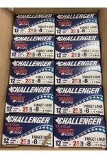 Challenger 250 ROUNDS -  Challenger Target Load 12GA 2 3/4" 1 1/8oz #8 (Case)