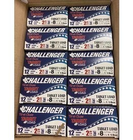 Challenger 250 ROUNDS -  Challenger Target Load 12GA 2 3/4" 1 1/8oz #8 (Case)