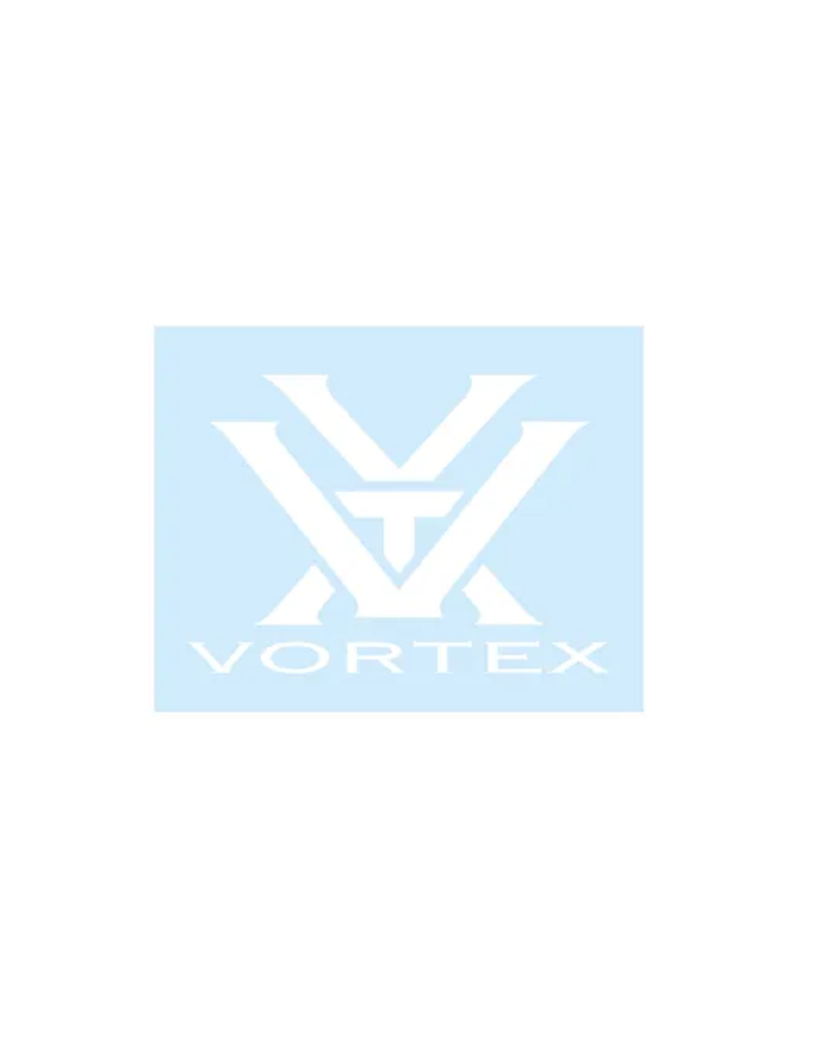 Vortex Vortex White Large Sticker