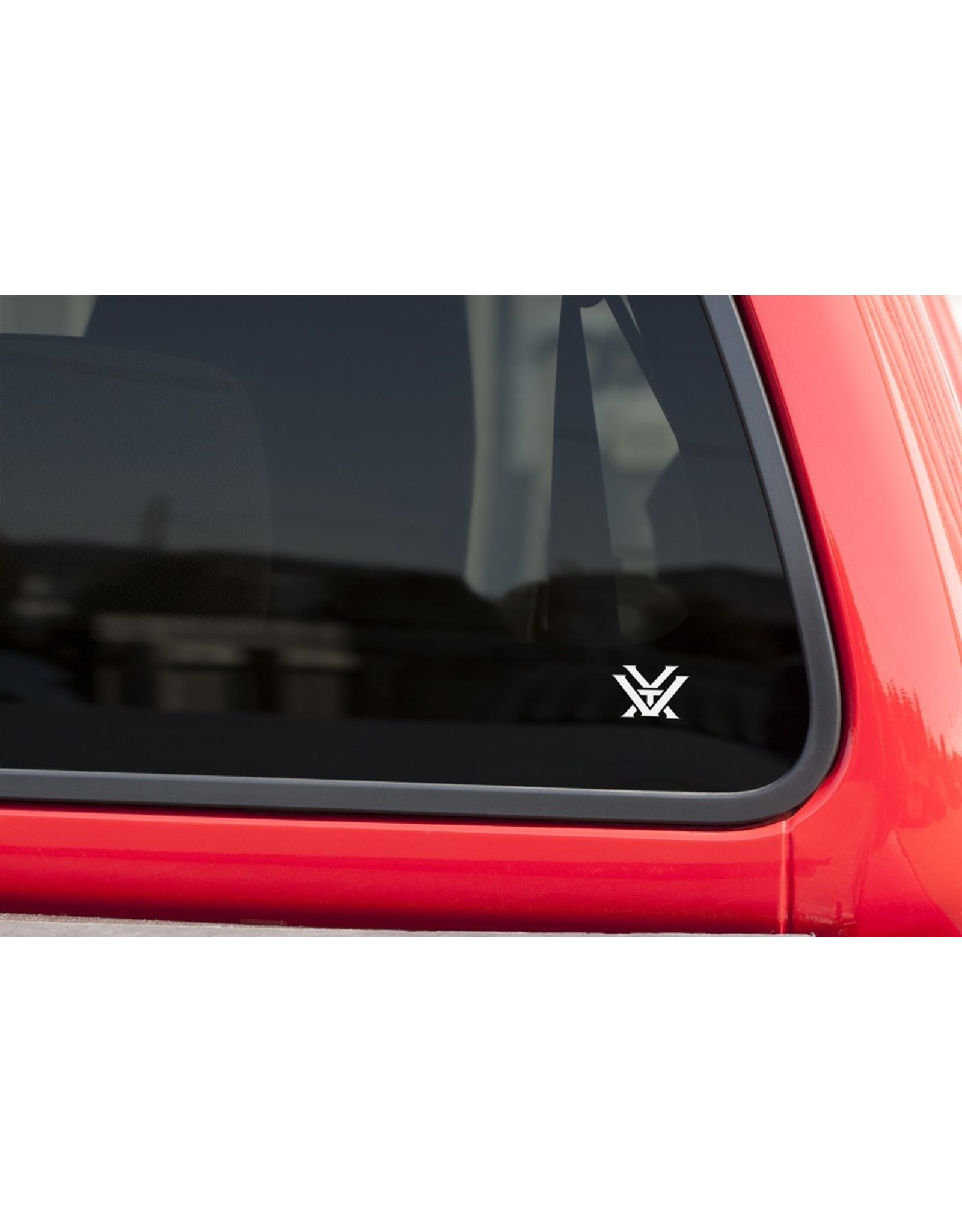 Vortex Vortex Small Window Decal White