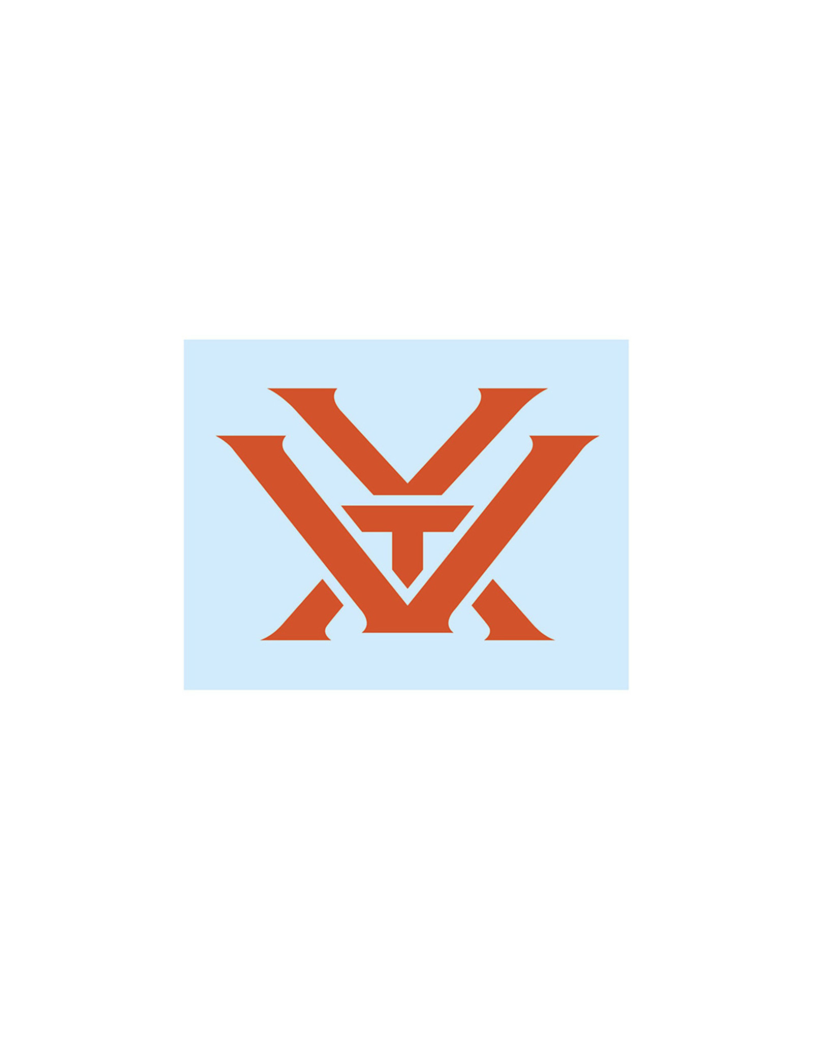 Vortex Vortex Small Decal Orange 2"x2"
