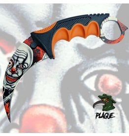 Plague Karambit Knife - Crazy Clown SD00175ORC