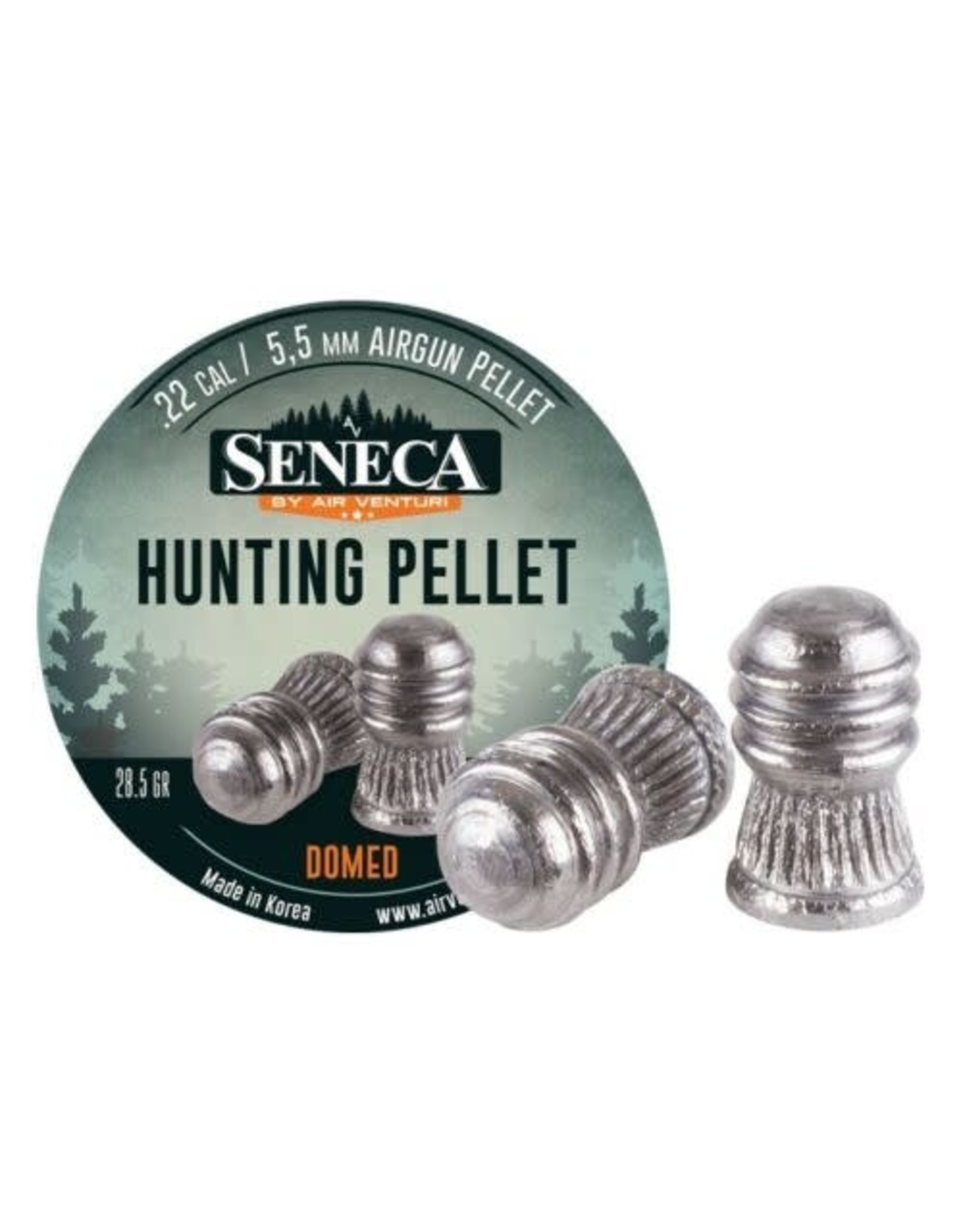 Seneca .22 Cal, 28.5 Grains Domed 125ct