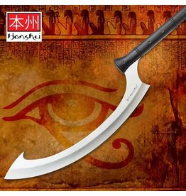 Honshu Honshu Khopesh Sword And Sheath - 7Cr13 Stainless Steel Blade, Injection-Molded Nylon Handle - Length 45 1/8”