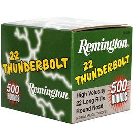 Remington Remington 21241 Thunderbolt Rifle Ammo 22 LR, RN, 40 Grains, 1255 fps, 500 Rounds
