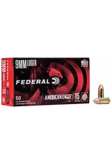 Federal Federal AE9DP American Eagle Pistol Ammo 9mm Luger 115Gr 50Rnd FMJ