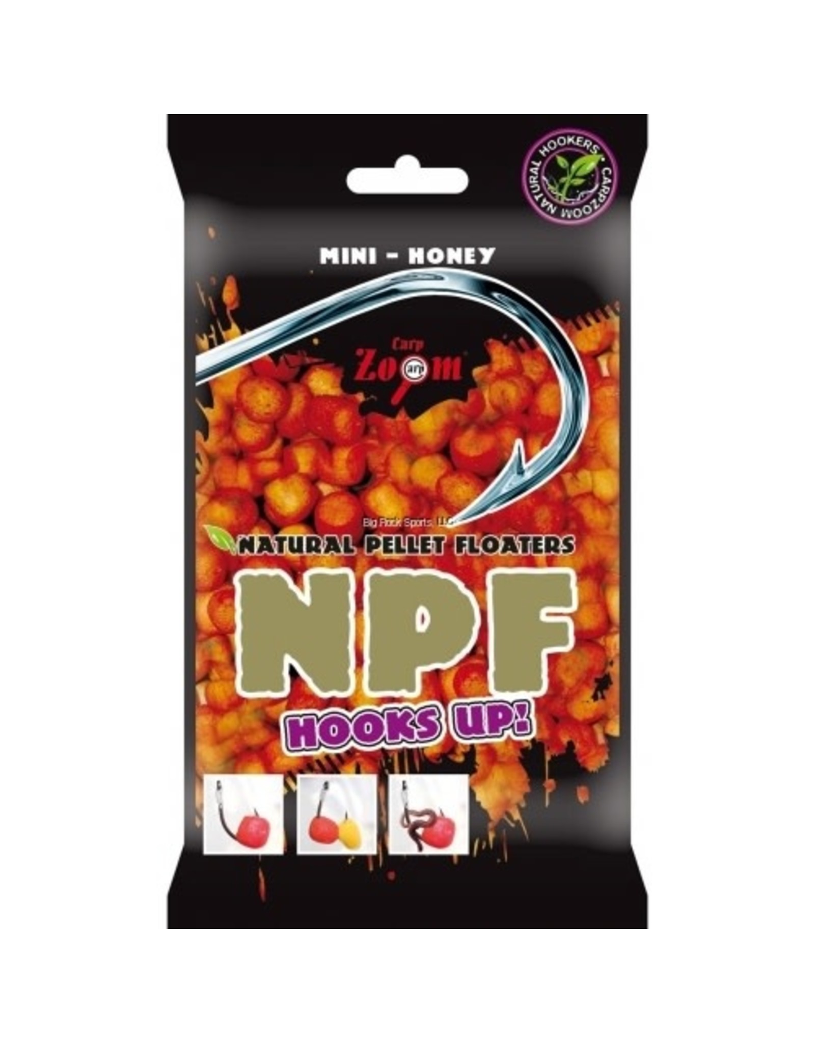 Carp Zoom CZ0611 Natural Pellet Floaters, Midi Vanilla, 30g