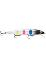Rapala Rapala HJ12BWB Husky Jerk 12, 7/16 oz, Running Depth 4'-8', #6 Treble Hooks, Black Wonderbread