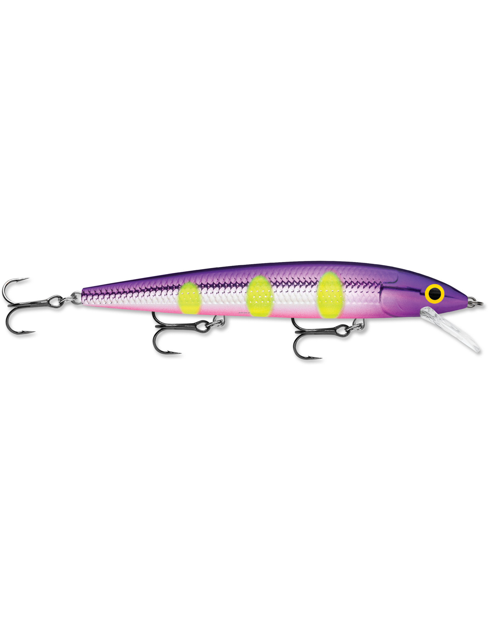Rapala Rapala HJ12VDH Husky Jerk 12, 7/16 oz, Running Depth 4'-8', #6 Treble Hooks, Voodoo Haze