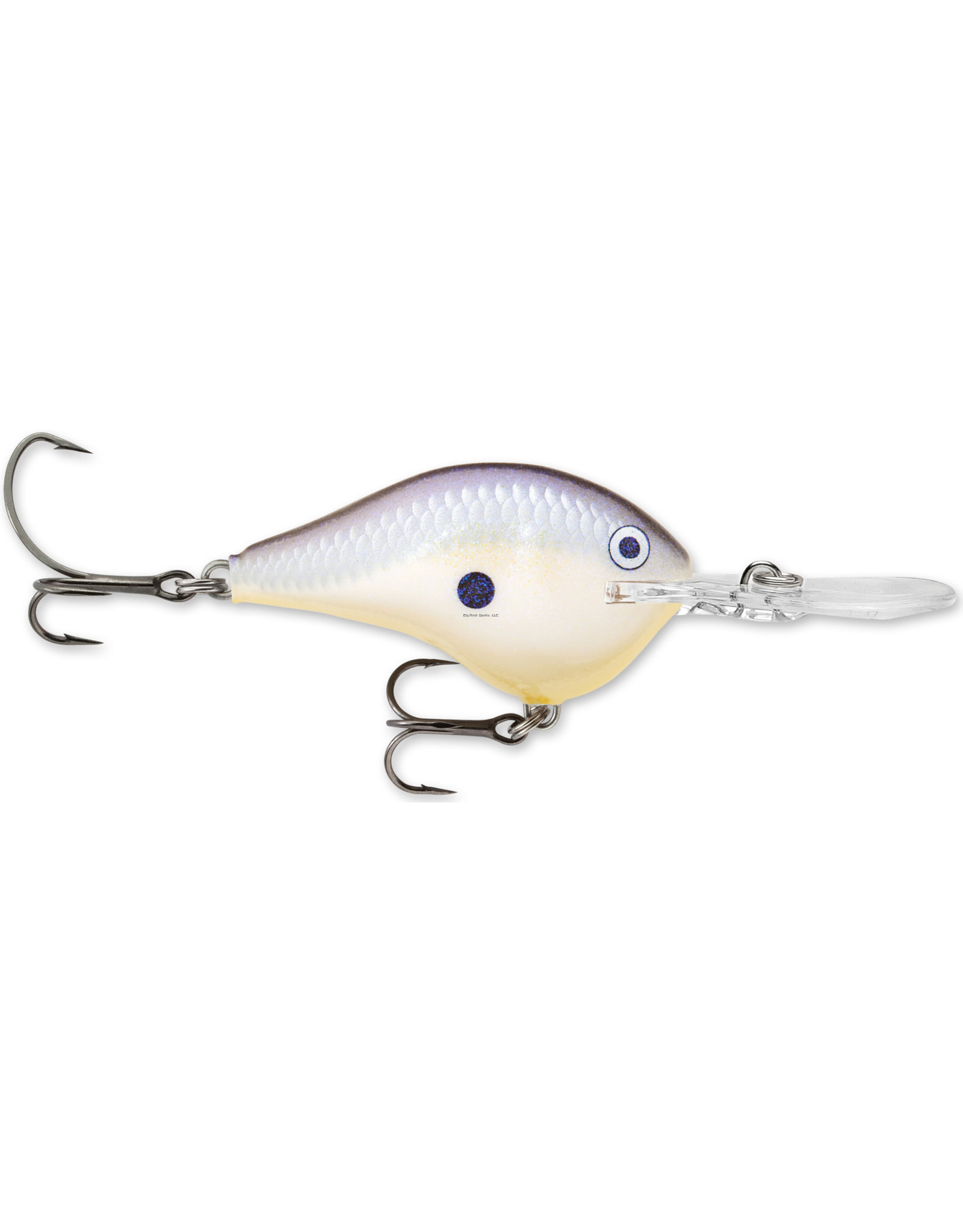 Rapala Rapala DT10DSSD Dives-To 10 Crankbait, 2 1/4", 3/5 oz, Disco Shad, Floating