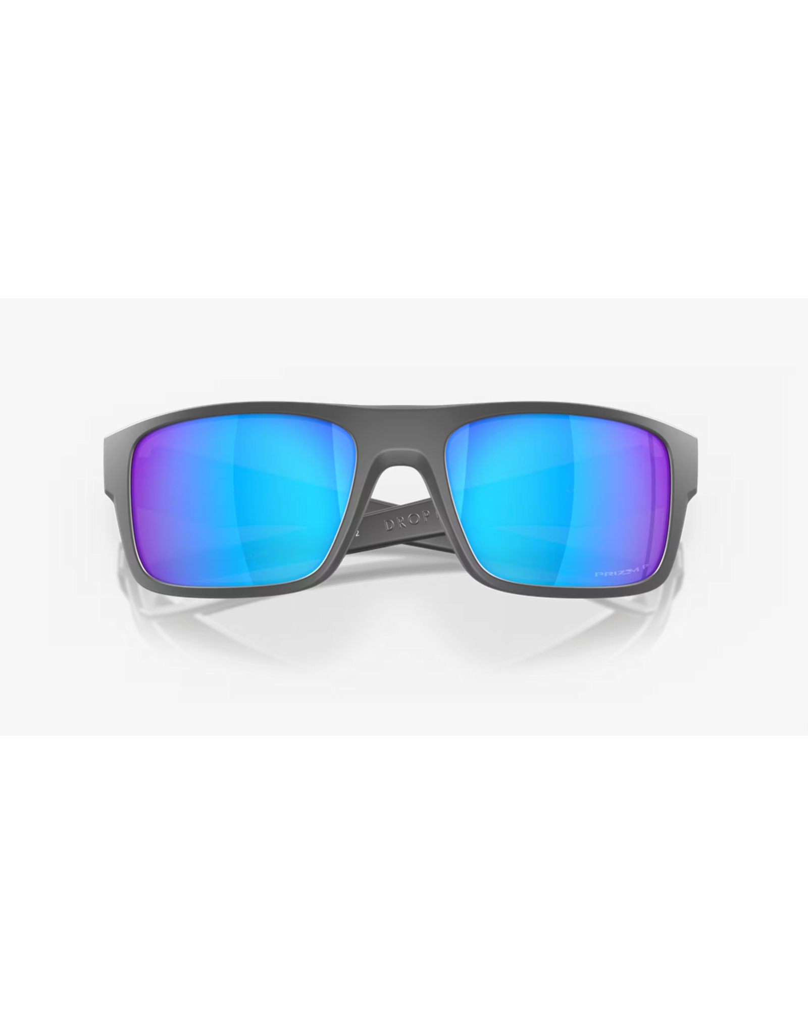 Oakley Oakley Drop Point™ Prizm Sapphire Polarized Lenses Matte Dark Grey Frame