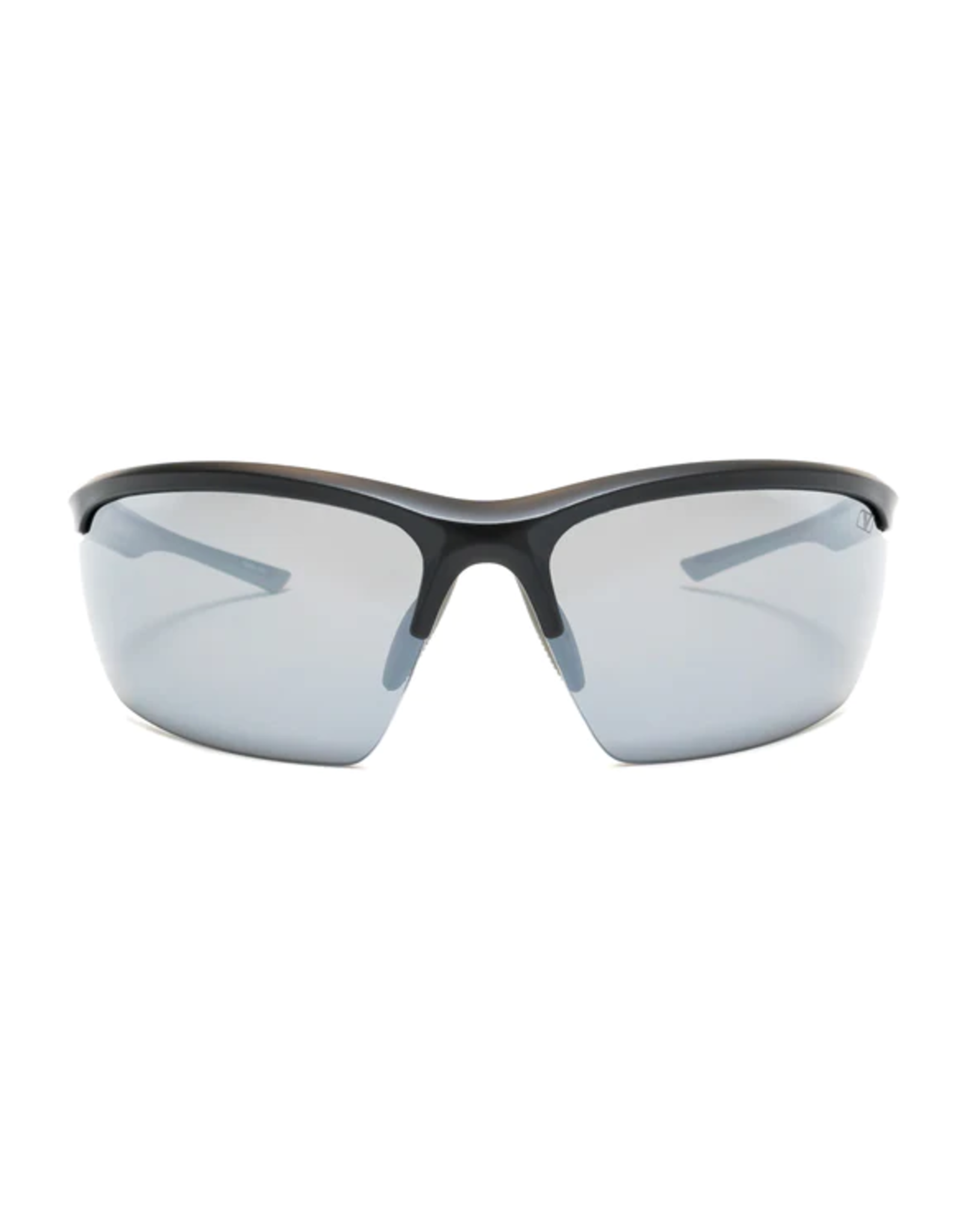Vigor Osprey Polarized Wraparound Sunglasses Matte Black/Grey Smoke