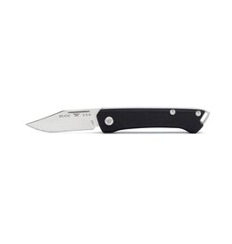 Buck Knives Buck 250 Saunter Slipjoint Folding Knife 2.375" 154CM Satin Clip Point Blade, Black Micarta Handles - 13475