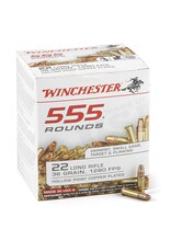 Winchester WINCHESTER 22 LR 36 GRAIN 1280 FPS HOLLOW POINT COPPER PLATED 555 ROUNDS