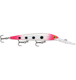Rapala Rapala DHJ14PSQ Deep Husky Jerk 14, Suspending-Deep Diving, 5-1/2", 13/16oz, 10-20ft, #4 Trebles, Pink Squirl