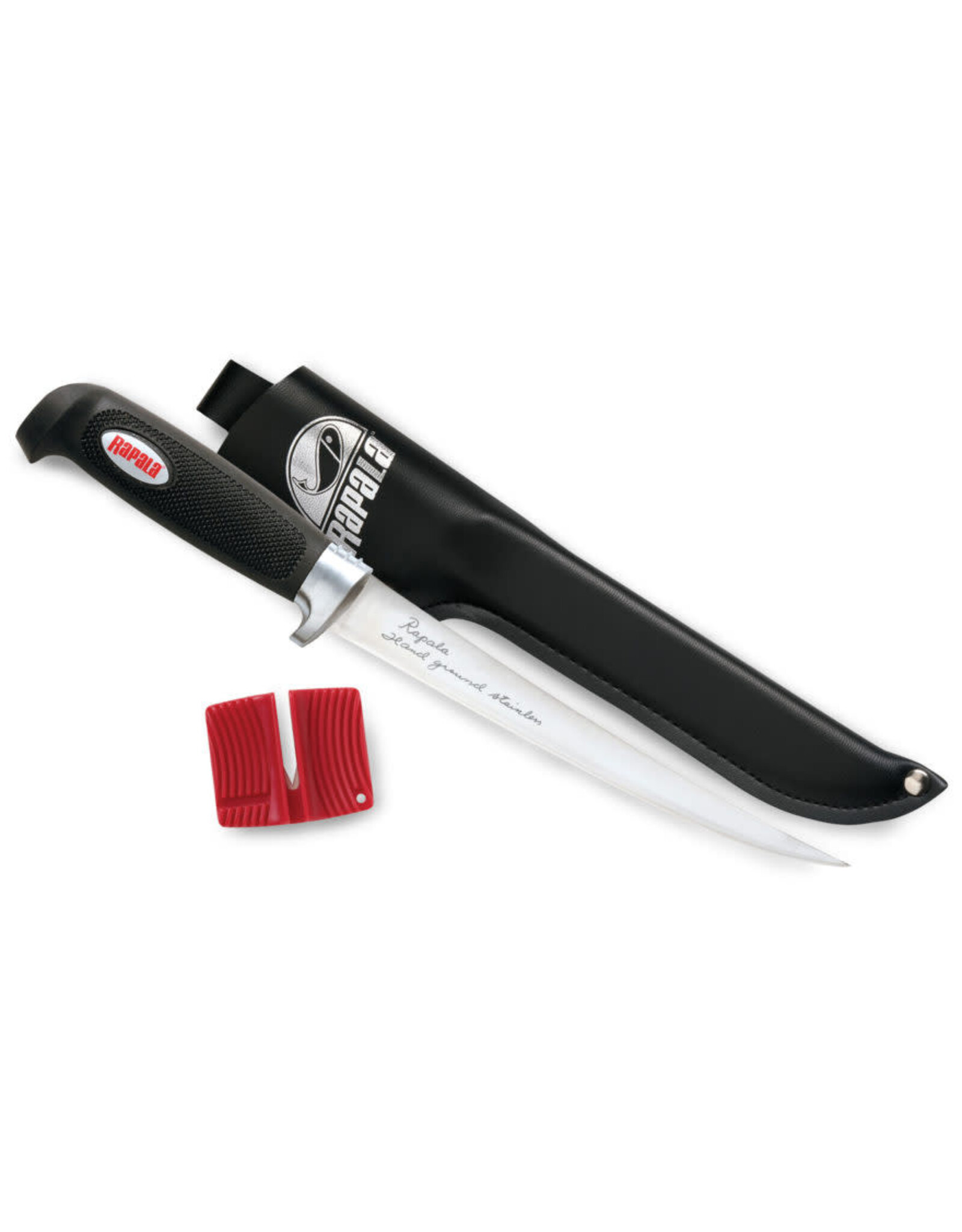 Rapala Rapala BP707SH1 Soft Grip Fillet Knife, 7-1/2" Stainless Blade, w/Sharpener & Sheath