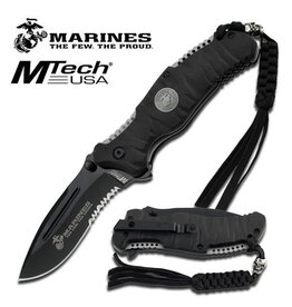 Master Cutlery USMC 1020BK Reaper Manual Part Serrated Spear Point Linerlock Folding Pocket Knife