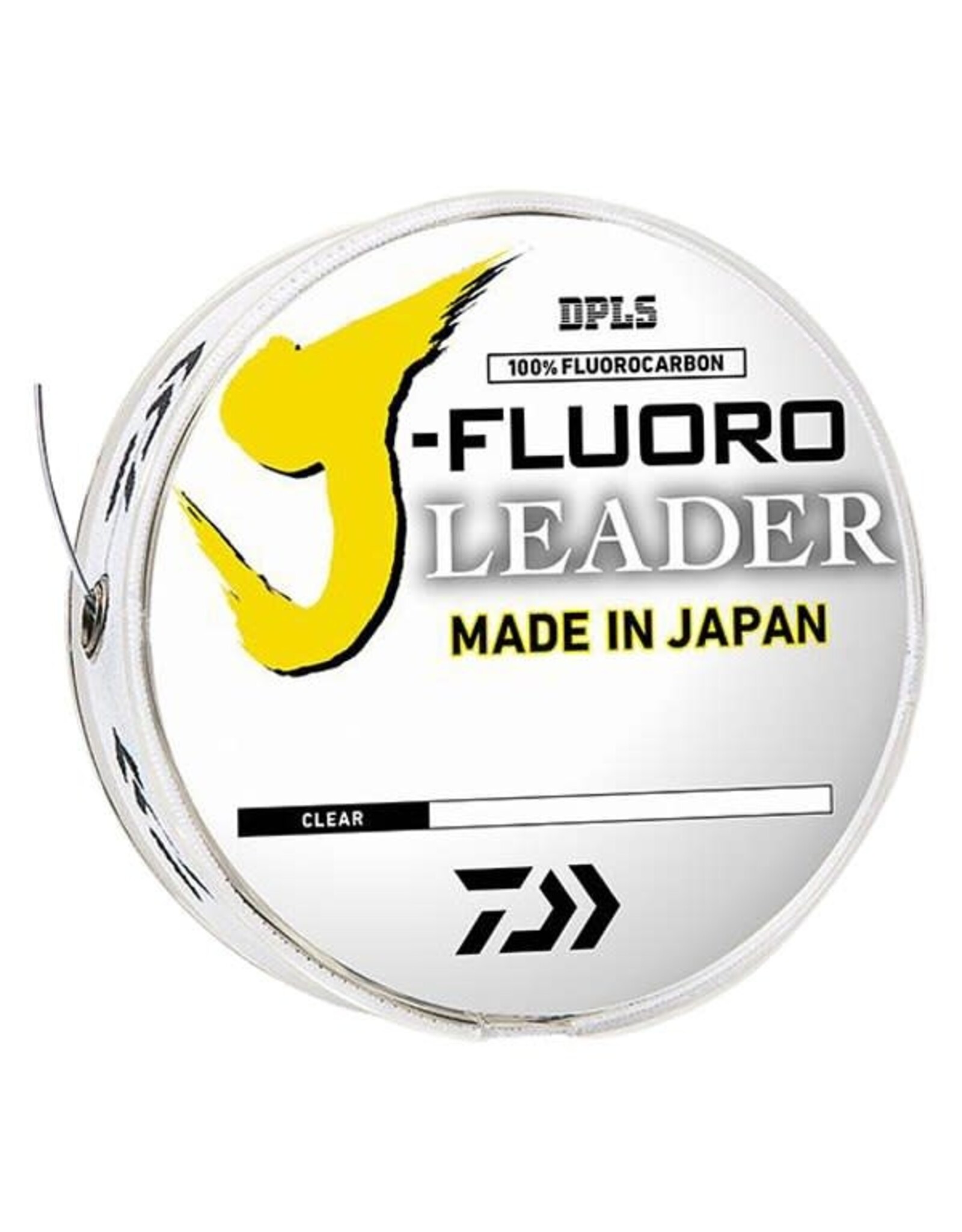 Daiwa Daiwa JFL12-100 - J-Fluorocarbon™ Spool Band 100 yd 12 lb Clear Fluorocarbon Leader Line
