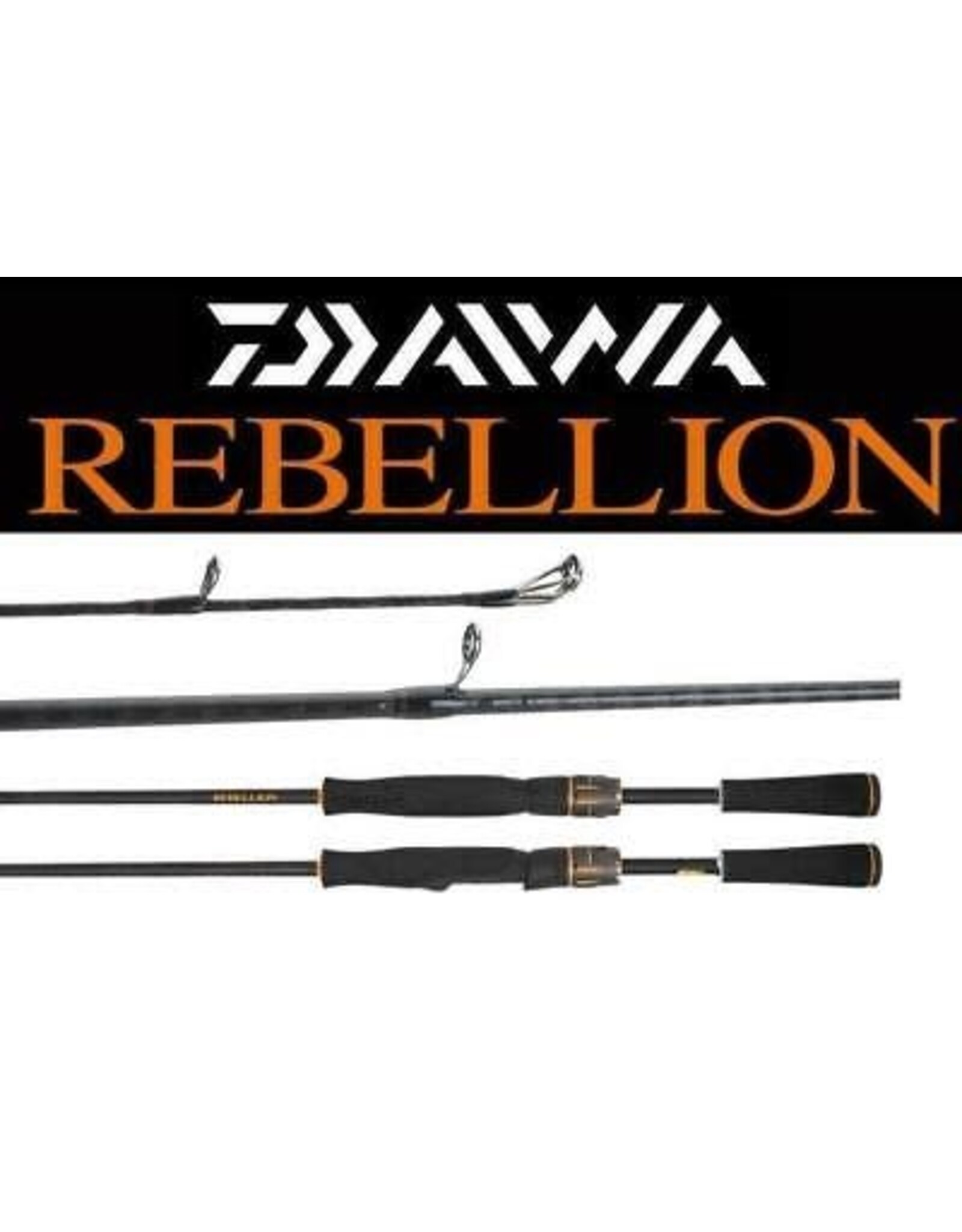 Daiwa Rebellion Spinning Rod, 7'1 Length, Medium Light Power, Fast Action  - Bronson