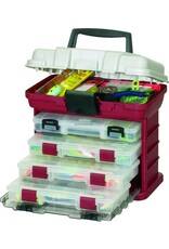 Plano Plano 135402 Four-By-Drawer System 3500Sz Red/Sil 11x7x10" (682005)