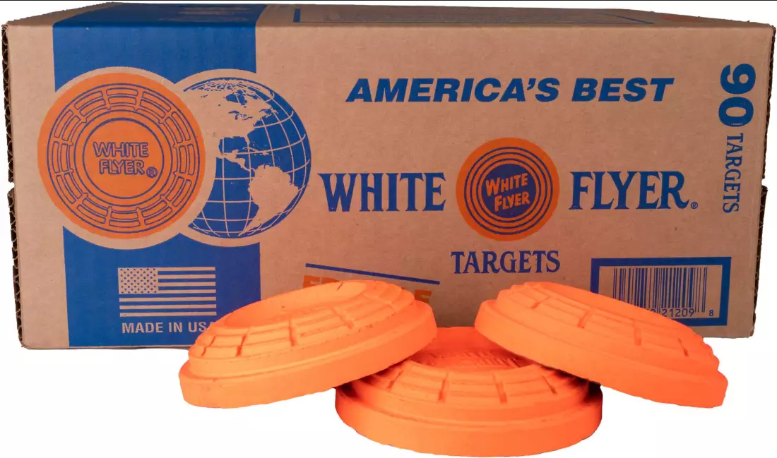 White Flyer Clay Targets 90 Count (cannot ship) Bronson & Bronson