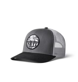 Yeti Yeti Mountain Badge Trucker Hat - Black